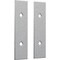 Ekena Millwork Premium Barn Door Hollow Core Plates (set of 2), PC Chrome GB6001HCPCR - alternate 2